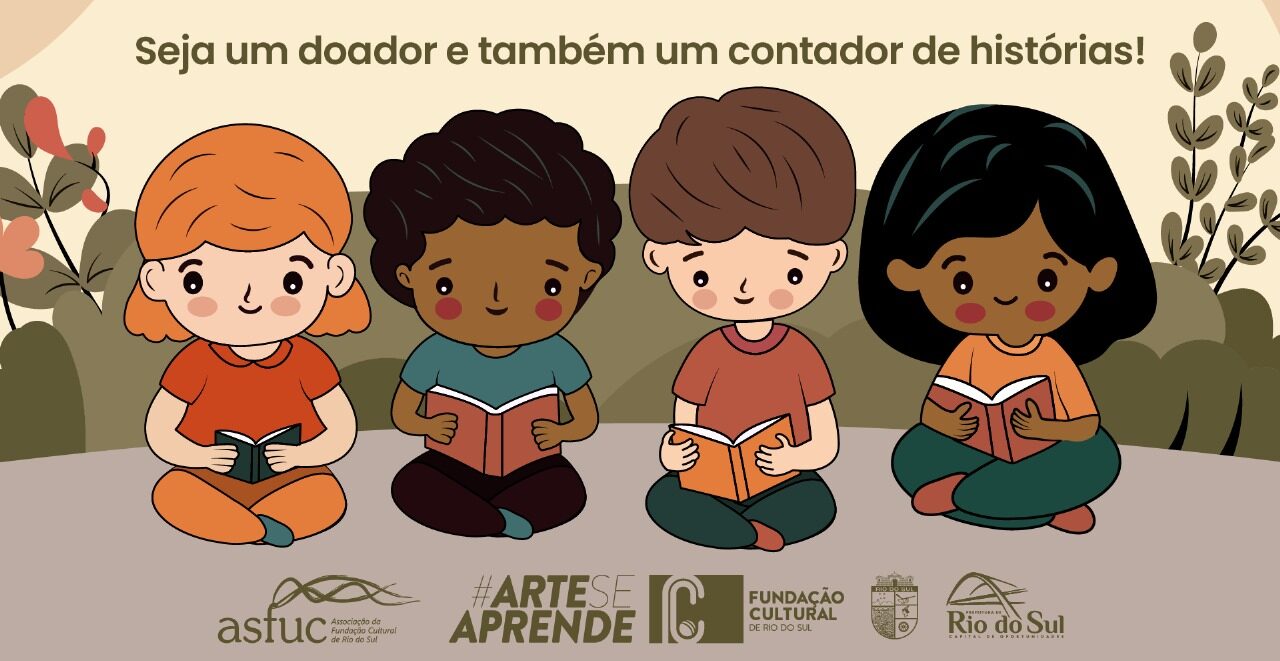 Fundação Cultural estimula a doação de livros aos abrigos