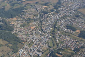 Imagem aérea de Taió.